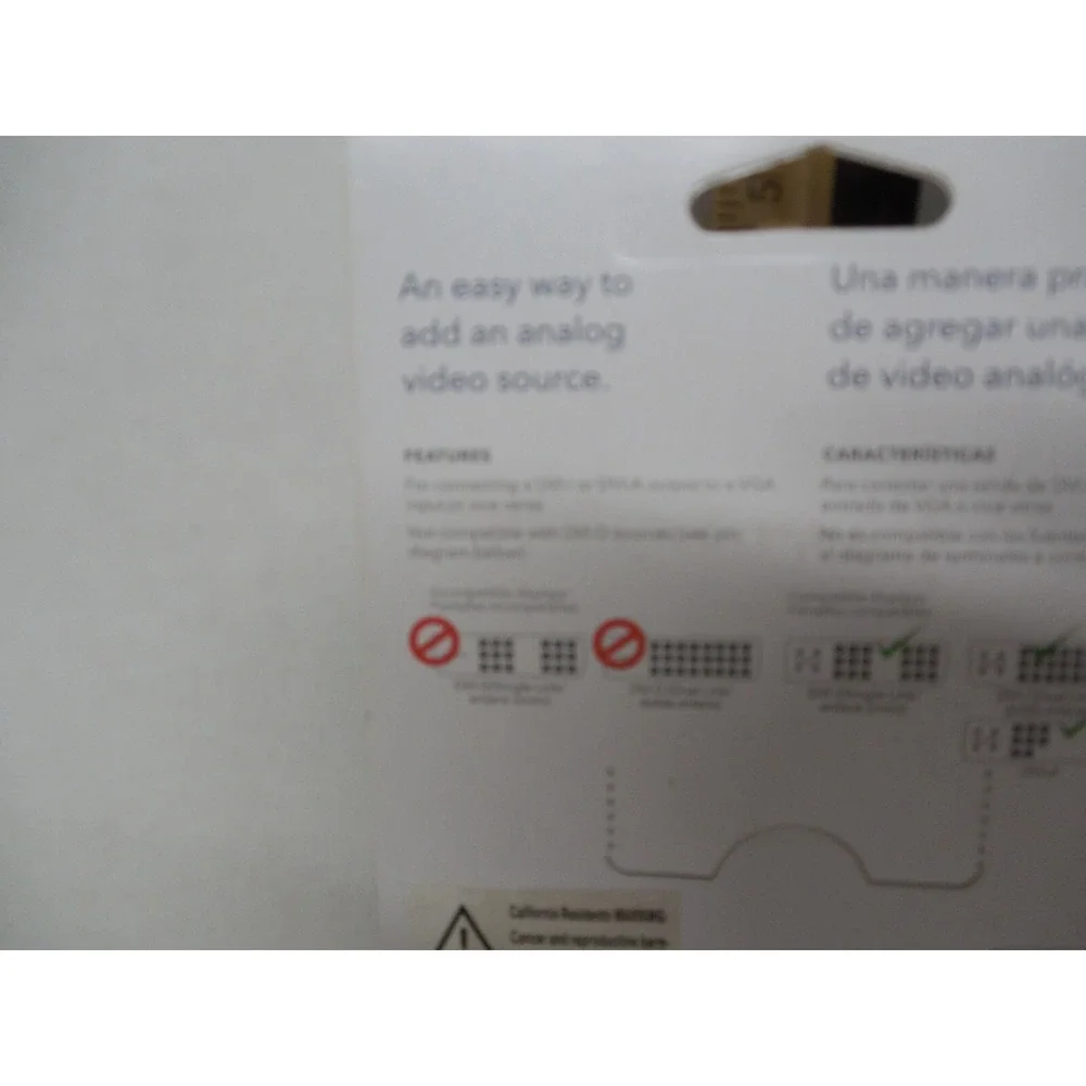 Insignia DVI-A To VGA Adapter Connects Graphics Cards to Monitors